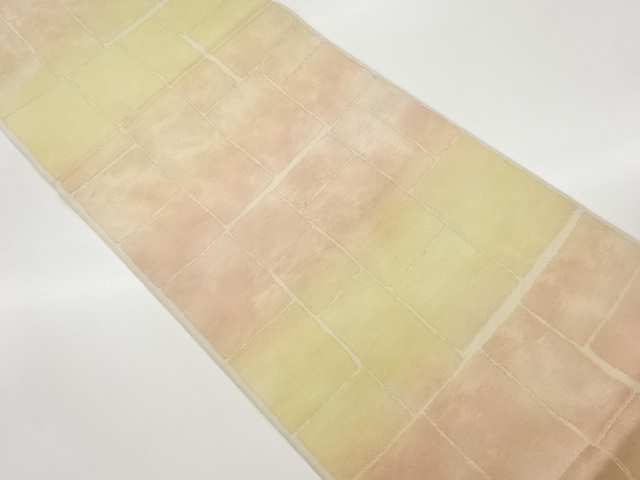 色紙模様刺繍袋帯